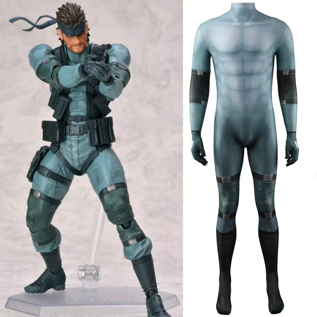 Metal Gear Solid Snake Cosplay Suit