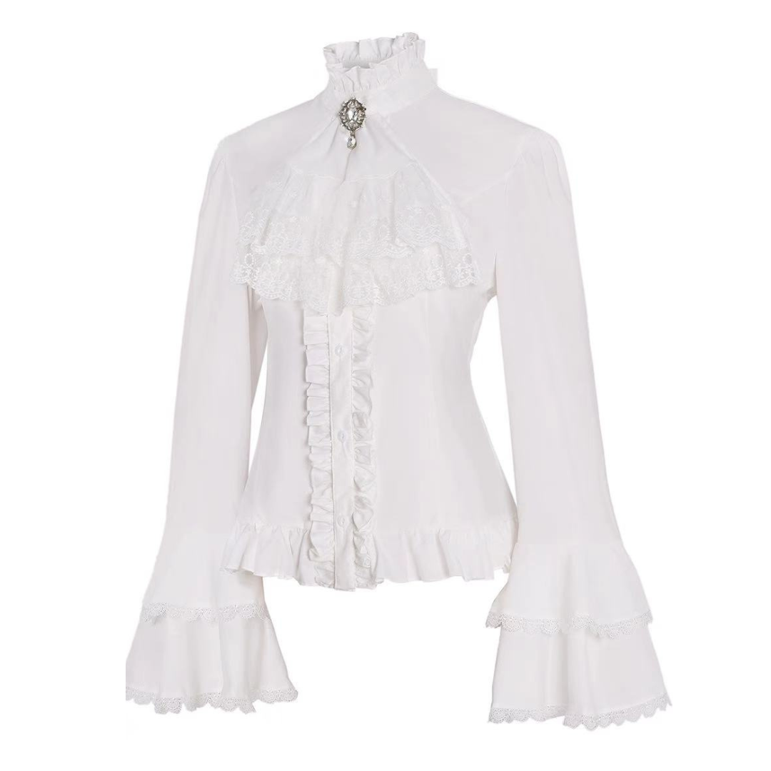 National Lampoon's Christmas Vacation Ellen Griswold Costume Victorian Blouse Vintage Tops