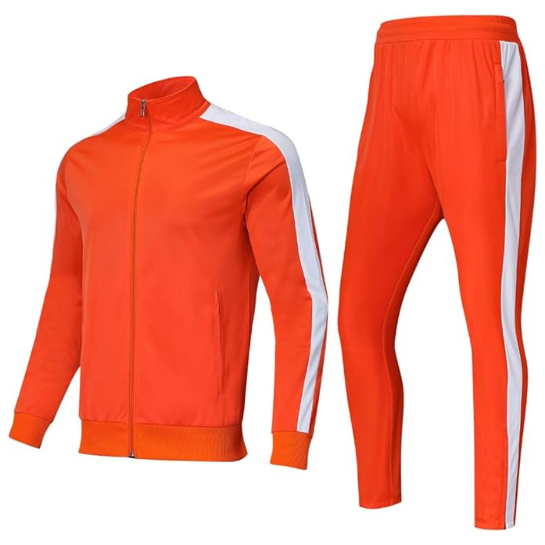 Despicable Me Vector Costume Orange Tracksuit Set Sports Gym Training Suits