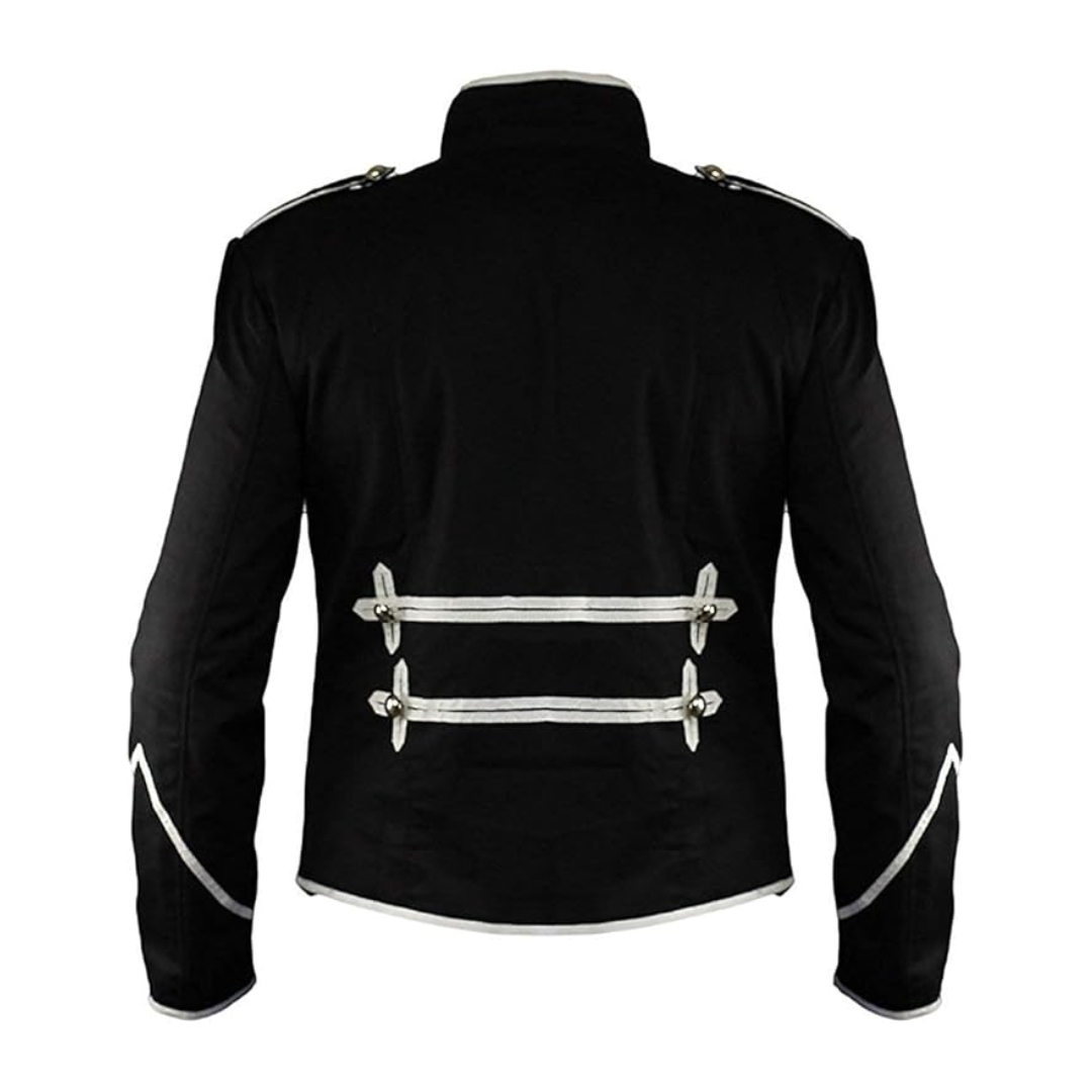 Black Parade Costume Steampunk Military Drummer Parade Jacket
