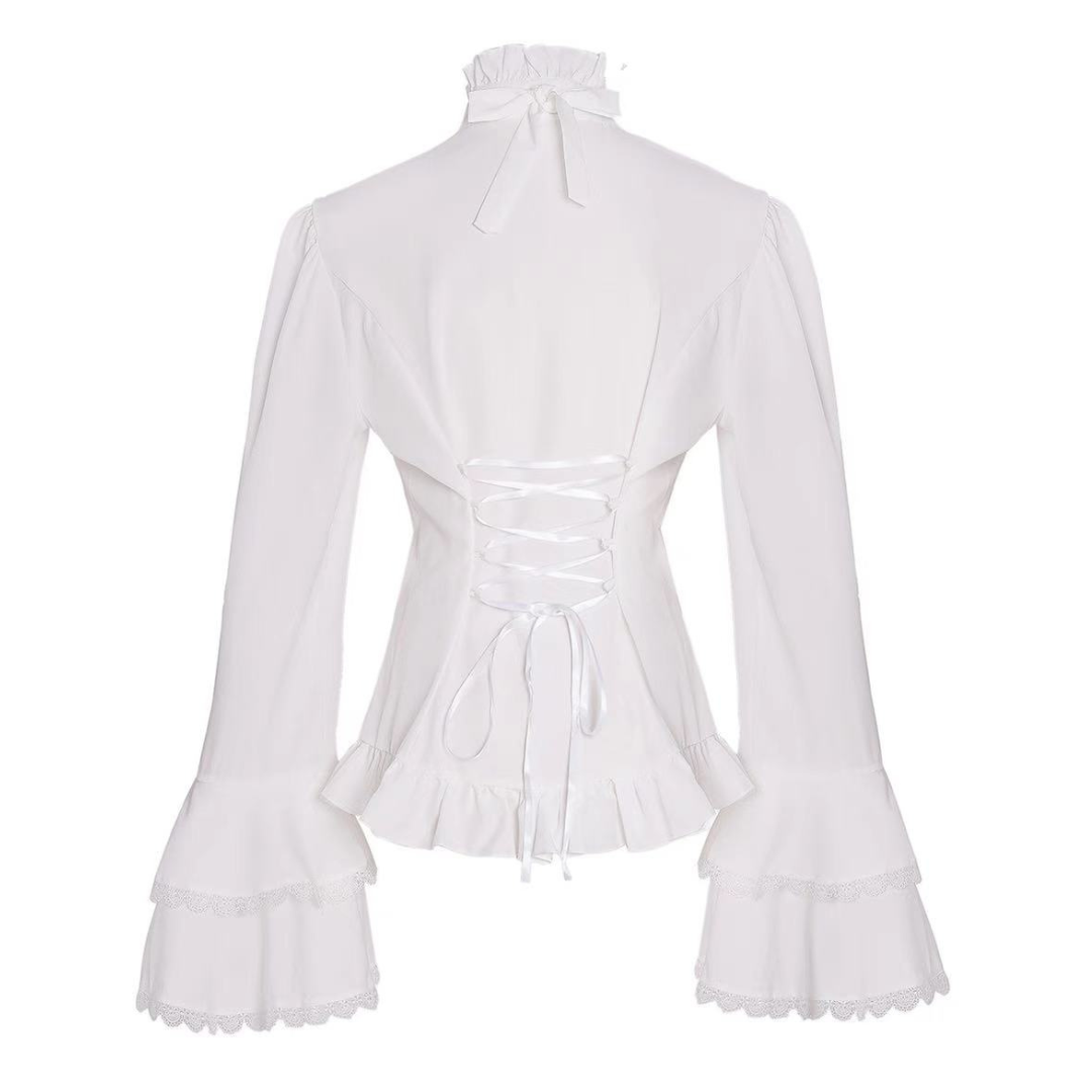 National Lampoon's Christmas Vacation Ellen Griswold Costume Victorian Blouse Vintage Tops