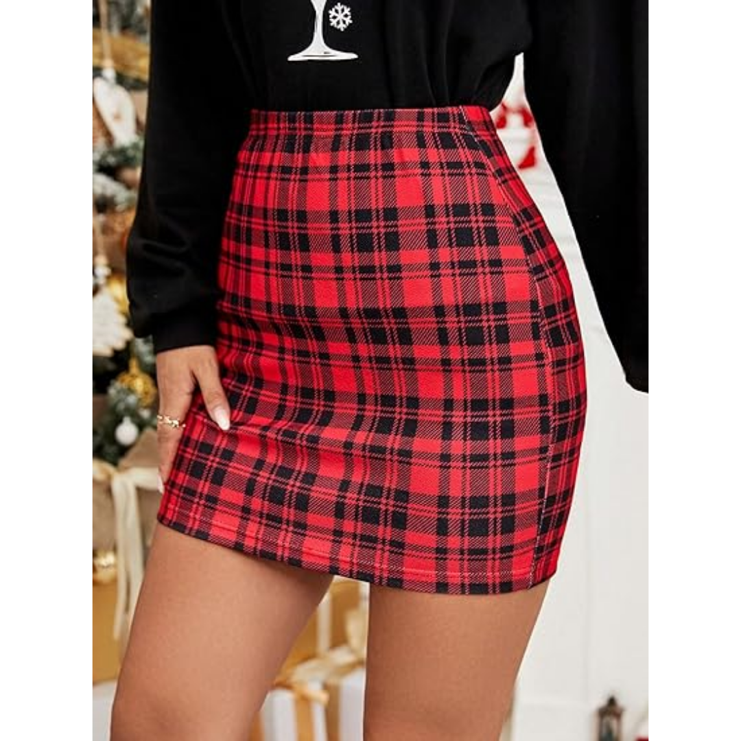 Euphoria Kat Euphoria Outfits Mini Bodycon Plaid Skirt