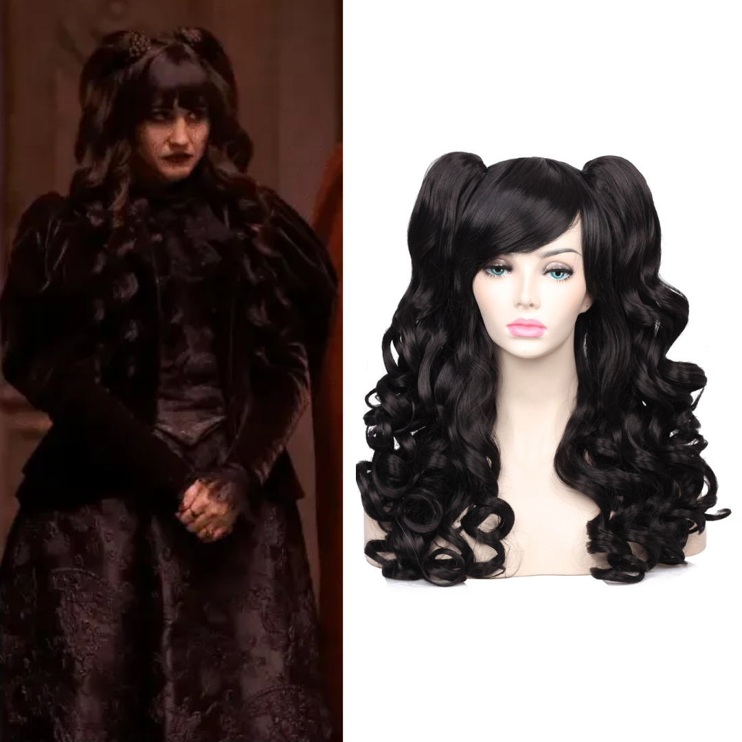 What We Do In The Shadows Nadja Costume Long Curly Wig
