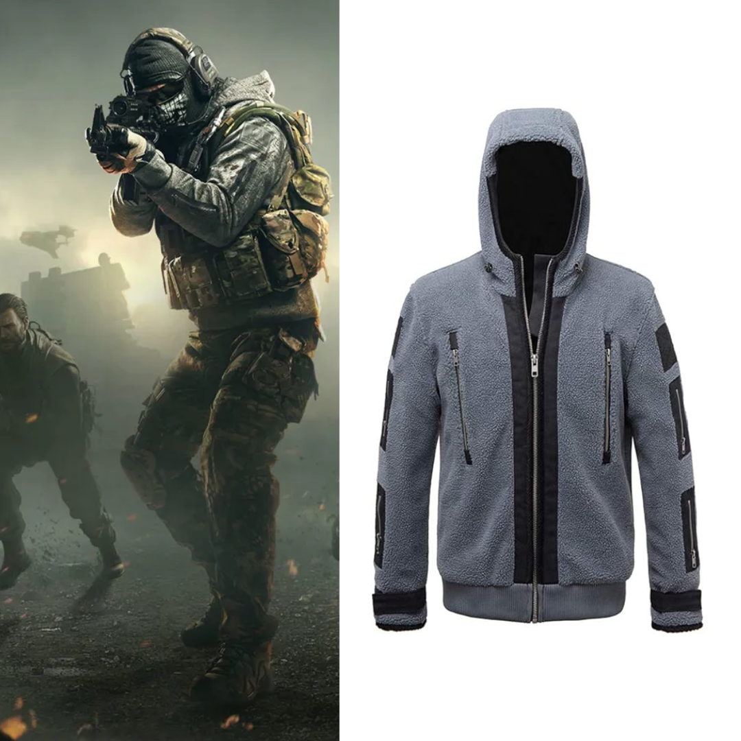 Call Of Duty Halloween Costumes Ghost Battle Suit Hoodie