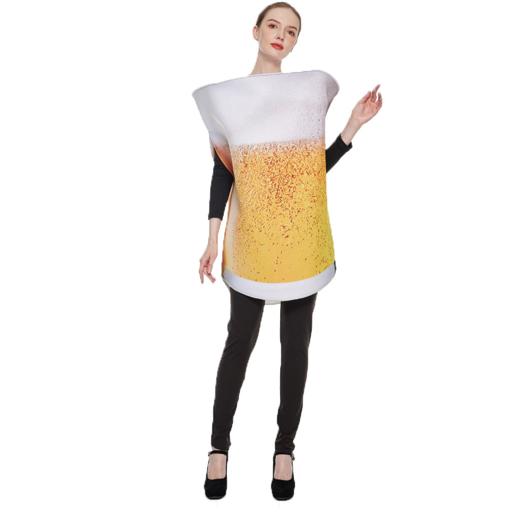 Quda Sponge Beer Curve Cup Halloween Costume