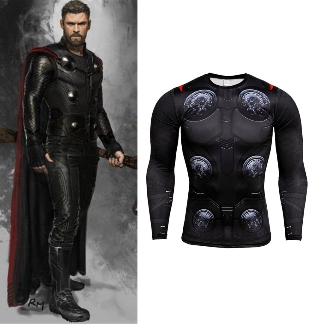 Thor (Infinity War) Costume 3D Close-Fitting Cosplay Shirt