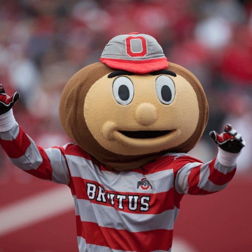 Brutus Buckeye Costume feature