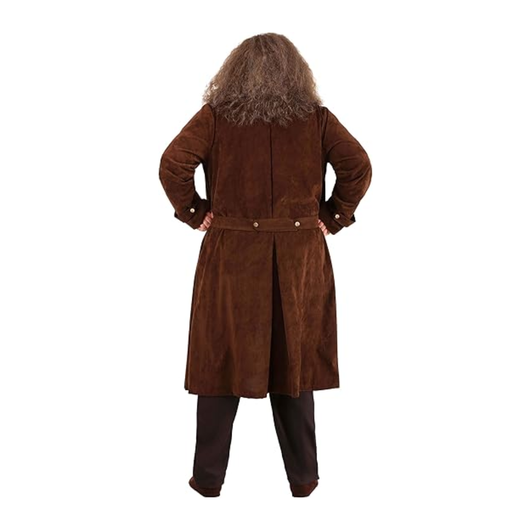 Harry Potter Hagrid Costume Brown Jacket Suit