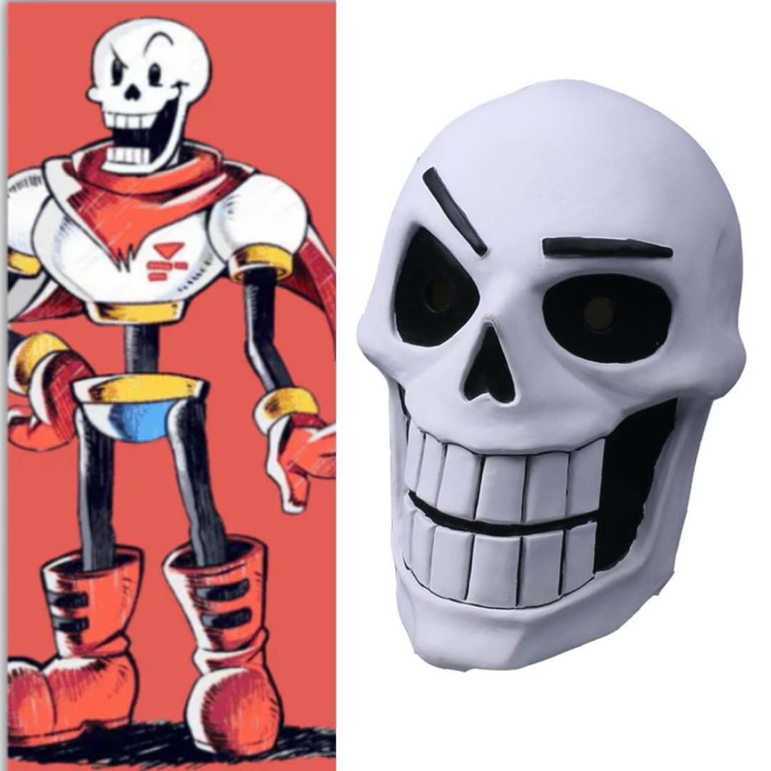 Undertale Papyrus Costume Full Head Mask