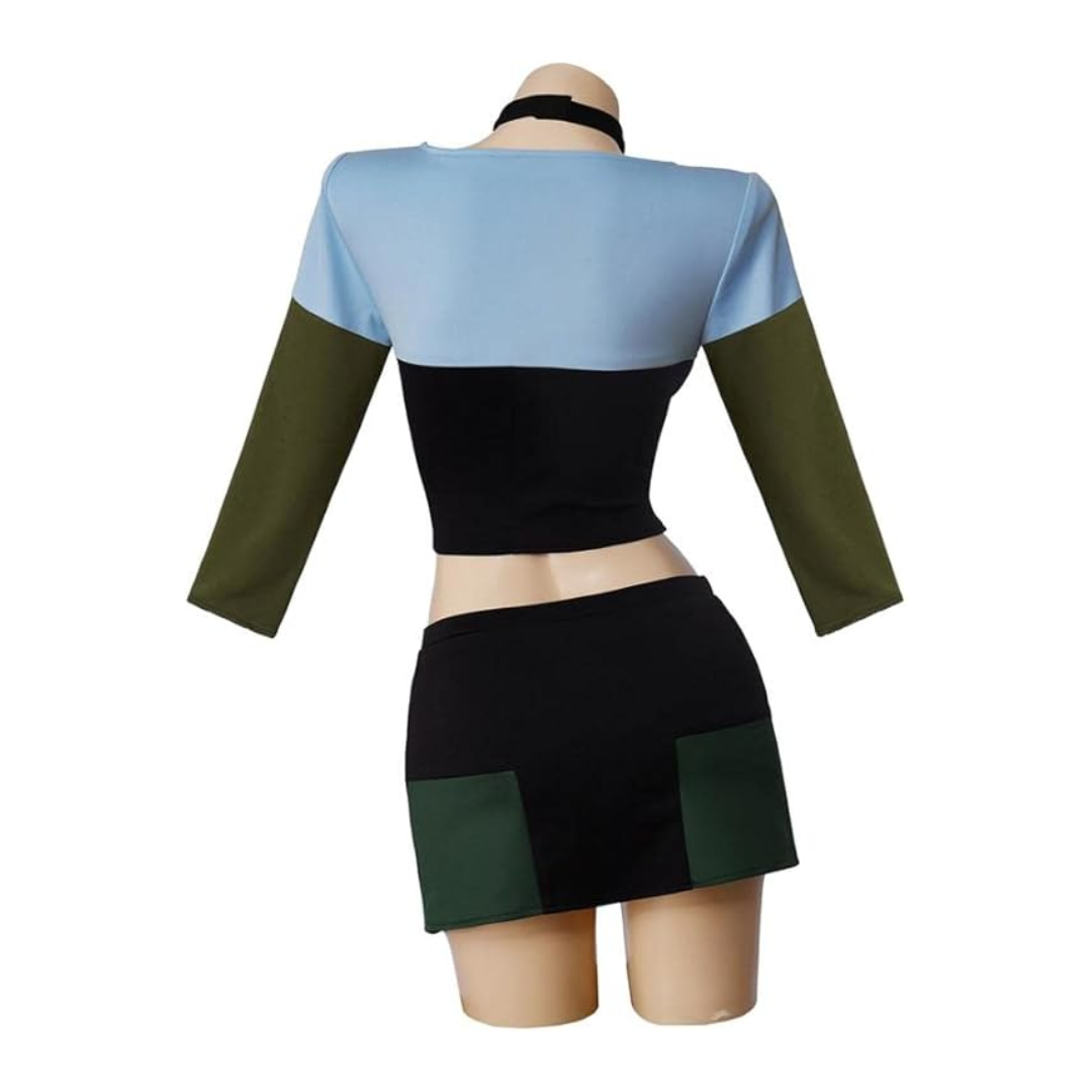 Gwen Total Drama Island Costume Crop Top and Mini Skirt