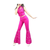 Barbie Halloween Costume Pink Hippie Disco Costume