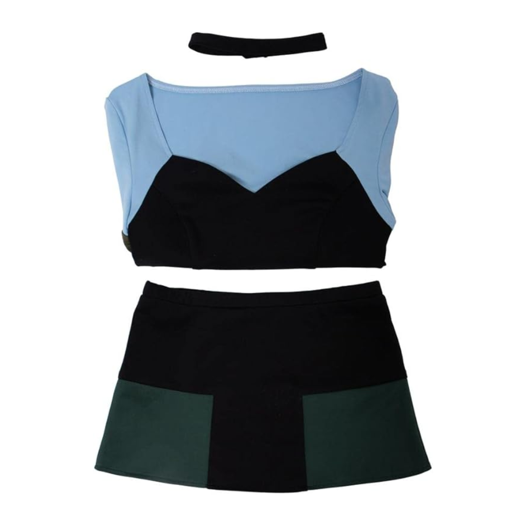 Gwen Total Drama Island Costume Crop Top and Mini Skirt