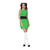 The Powerpuff Girls Buttercup Costume Green Mini Dress