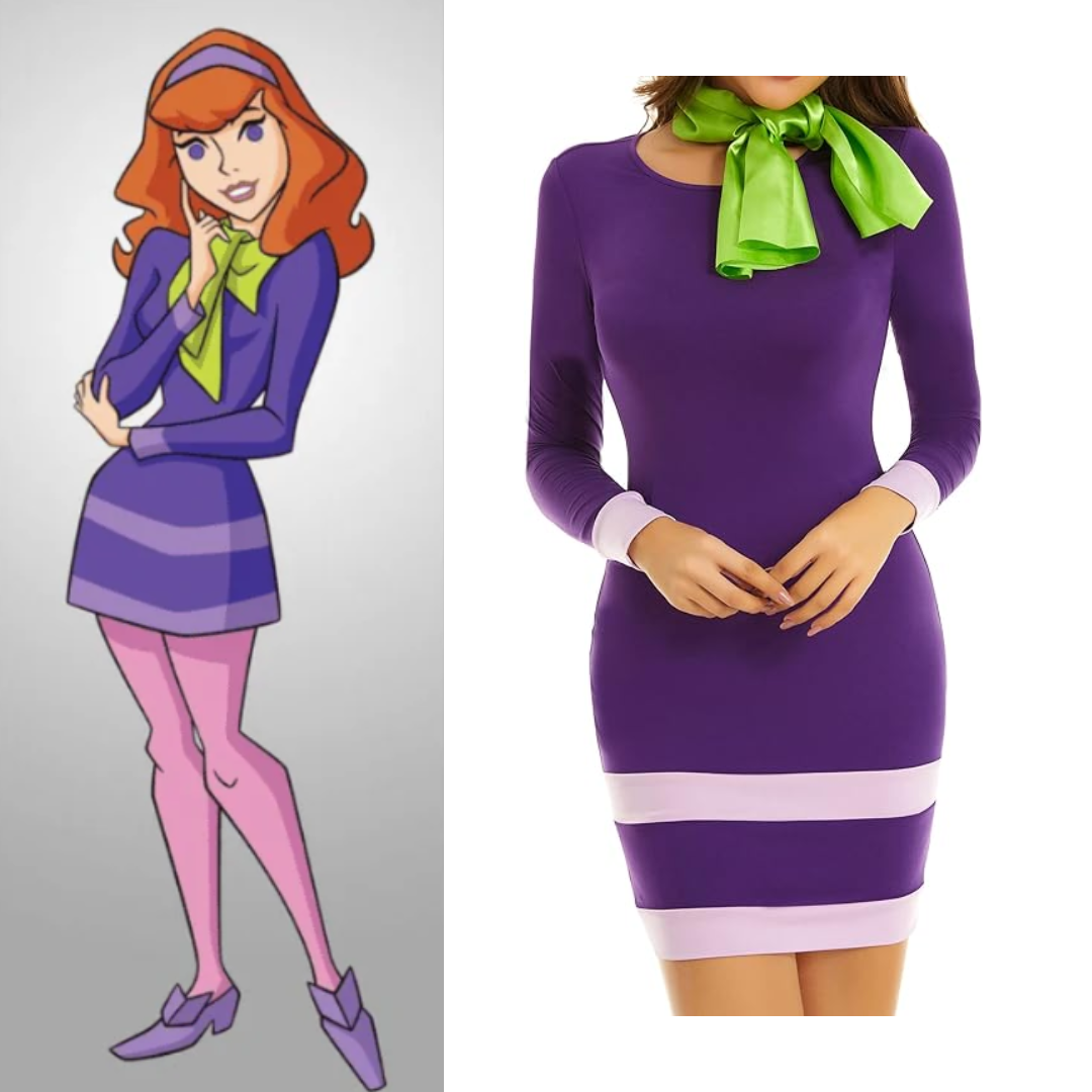 Scooby-Doo Daphne Costume Dress