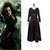 Harry Potter Bellatrix Lestrange Costume Black Dress Corset