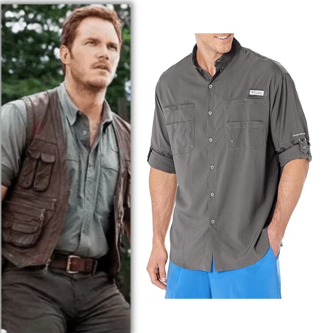 Jurassic World Owen Grady Costume Long Sleeve Shirt