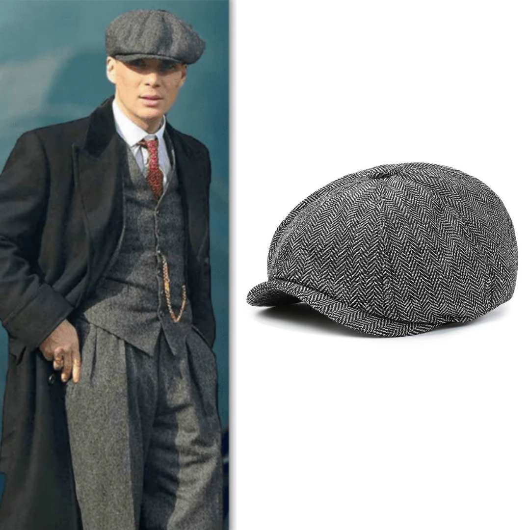 Peaky Blinders Costume Tweed Wool Blend Hat