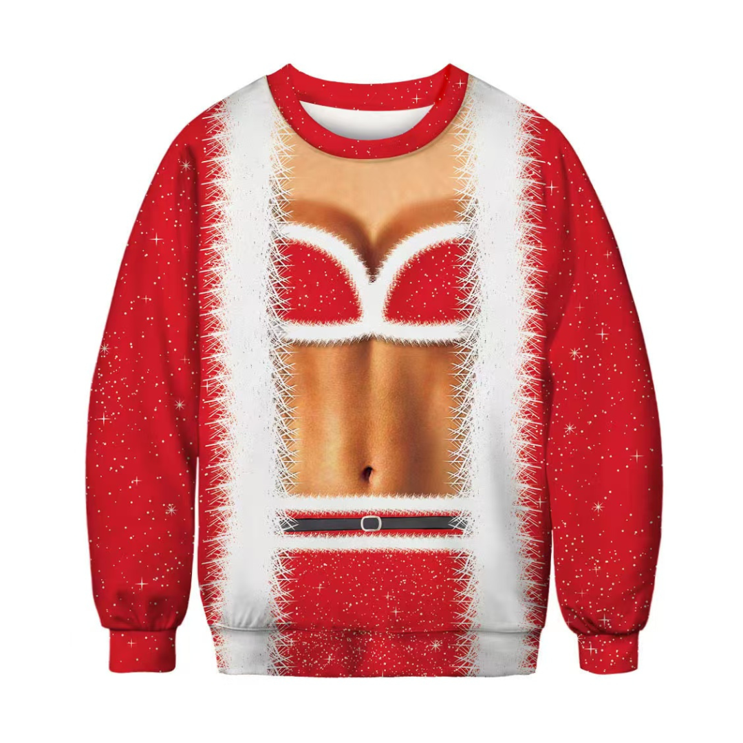 Christmas Costume Sweatshirts Funny Pullover Sweaters