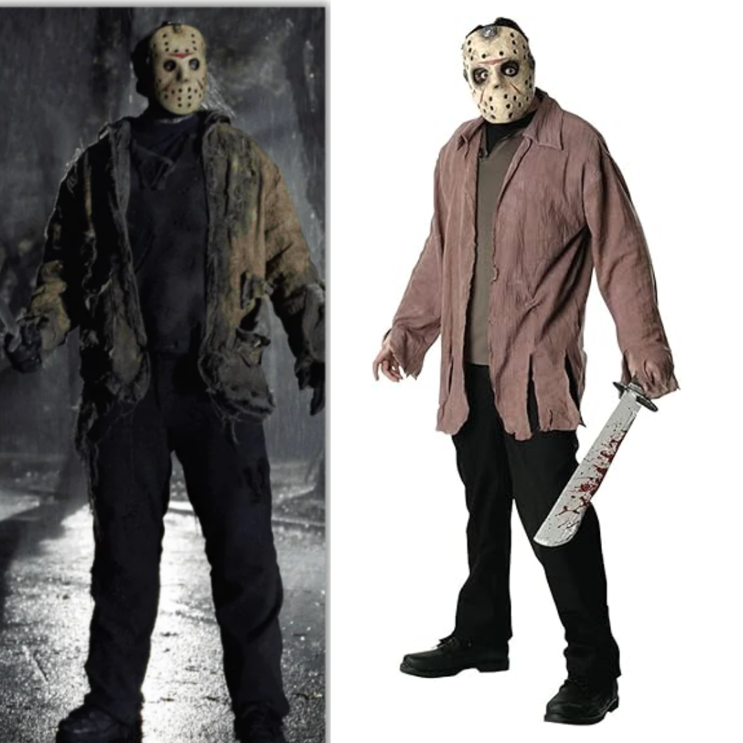 Friday the 13th Jason Costume Shirt and Mask