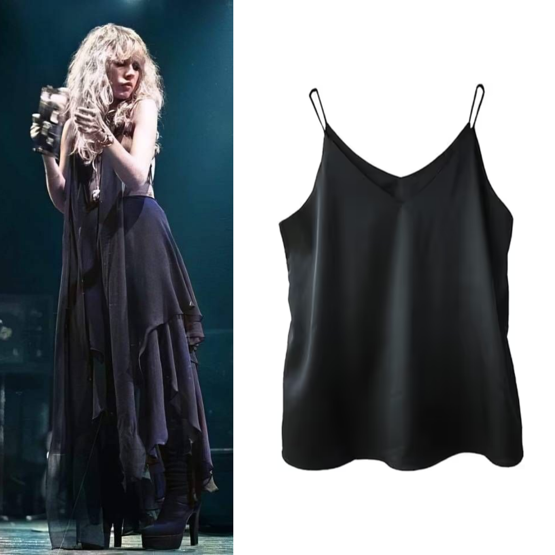 Stevie Nicks Costume Silk Satin Camisole