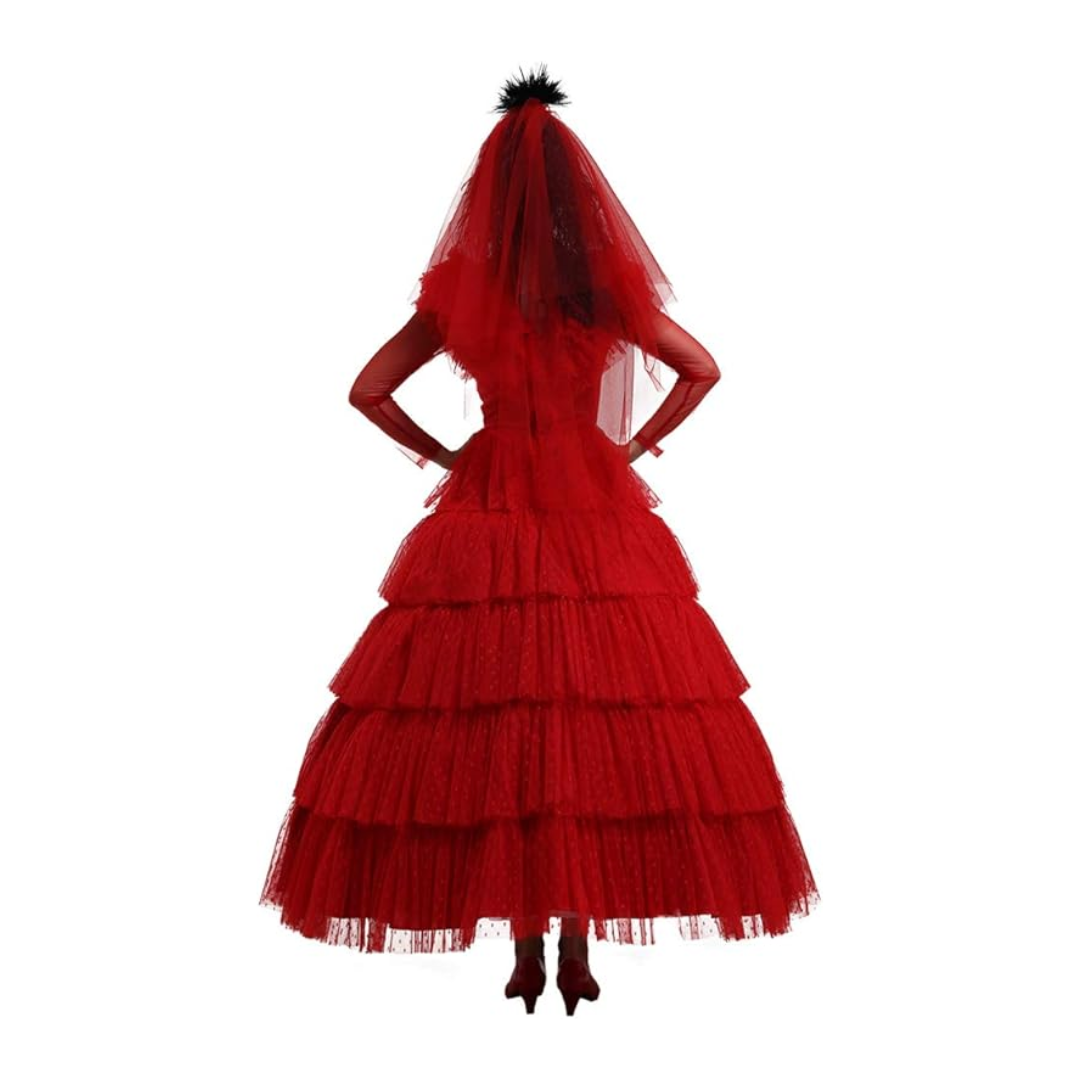 Beetlejuice Lydia Deetz Costume Gothic Wedding Dress Beetlejuice Lydia Deetz Costume Gothic Wedding Dress