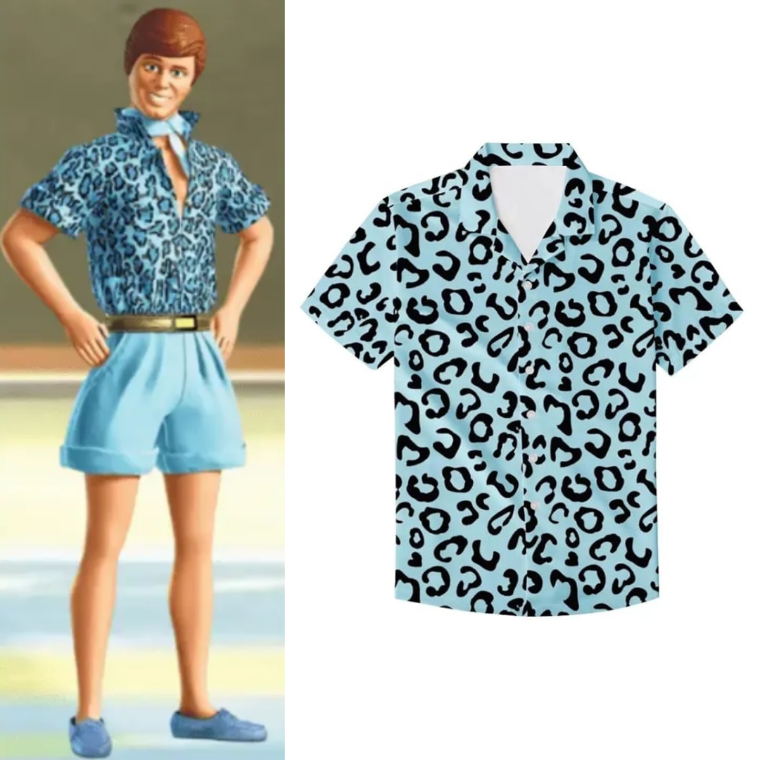 Toy Story Ken Costume Leopard Print Shirt