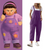 Abby Turning Red Cosplay Casual Loose Bib Pants Overalls