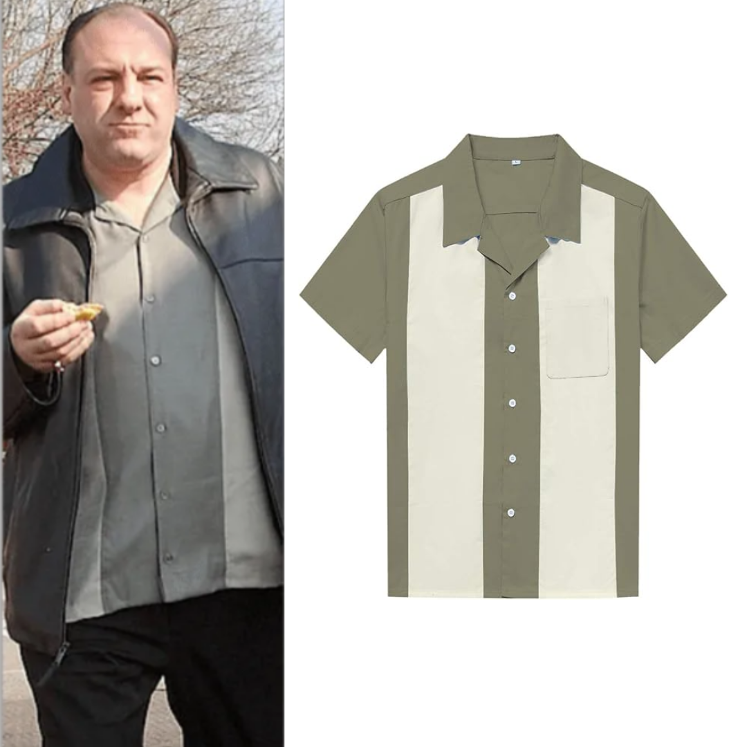 The Sopranos Tony Soprano Costume Casual Button-Down Shirts