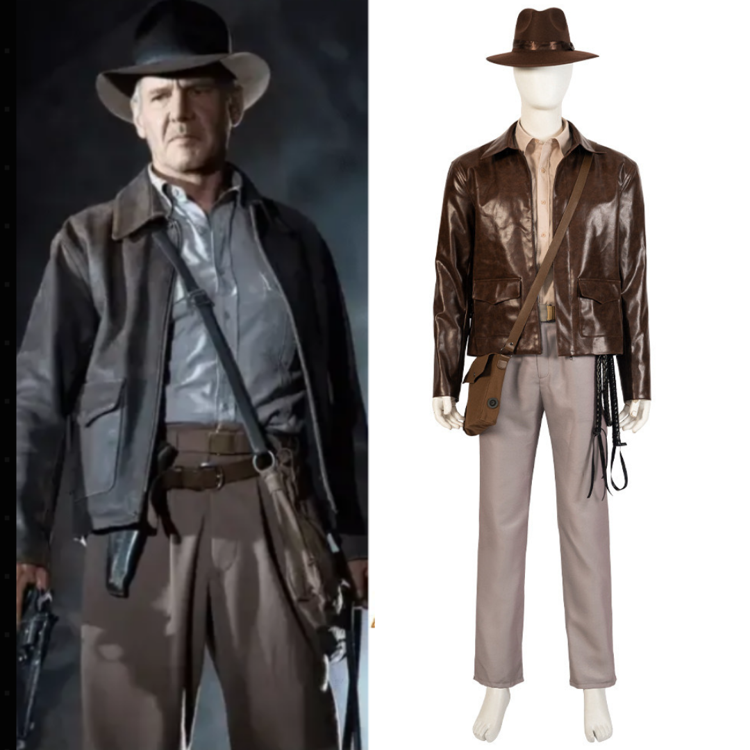 Raiders of the Lost Ark Indiana Jones Costume Cosplay Set