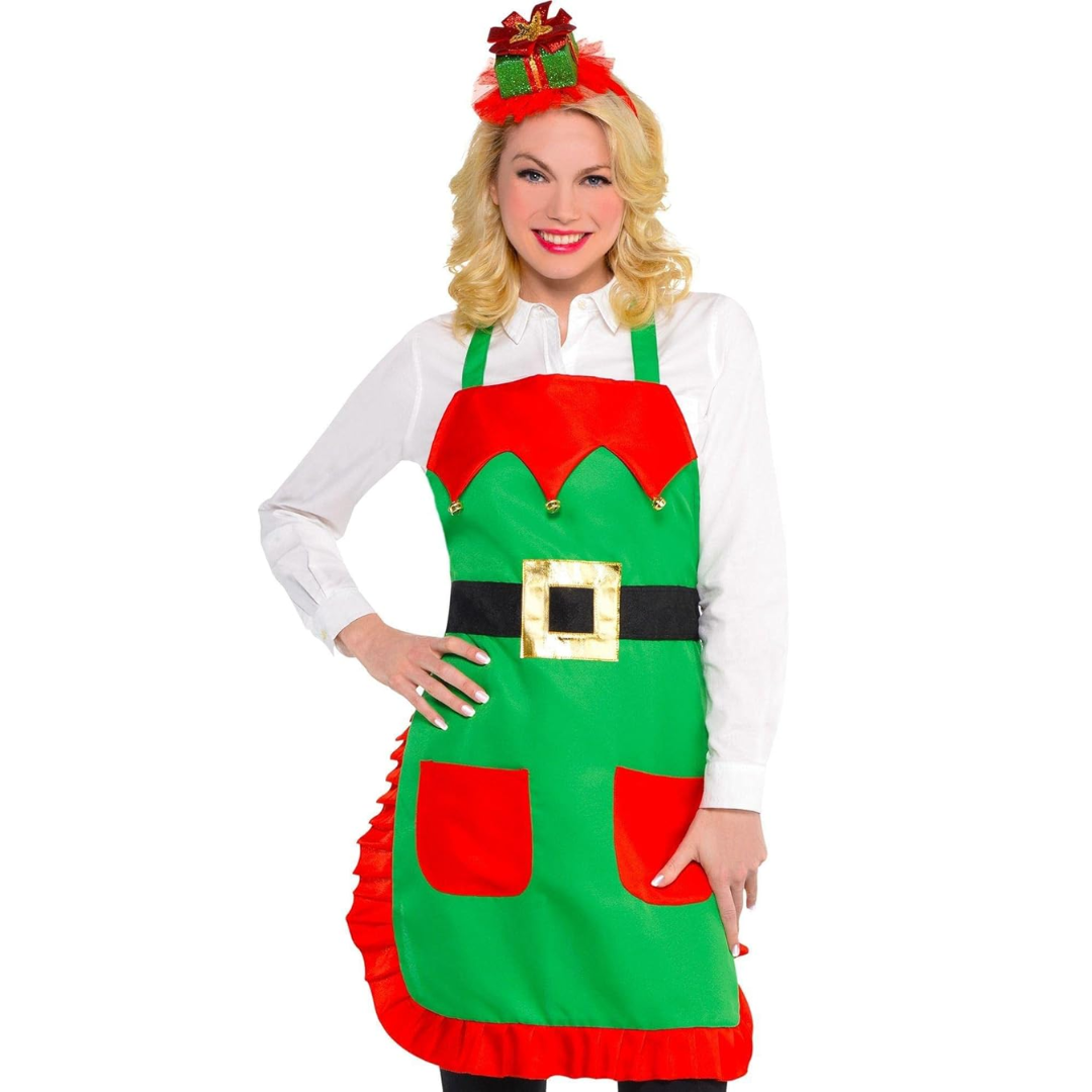 Christmas Elf Fabric Apron