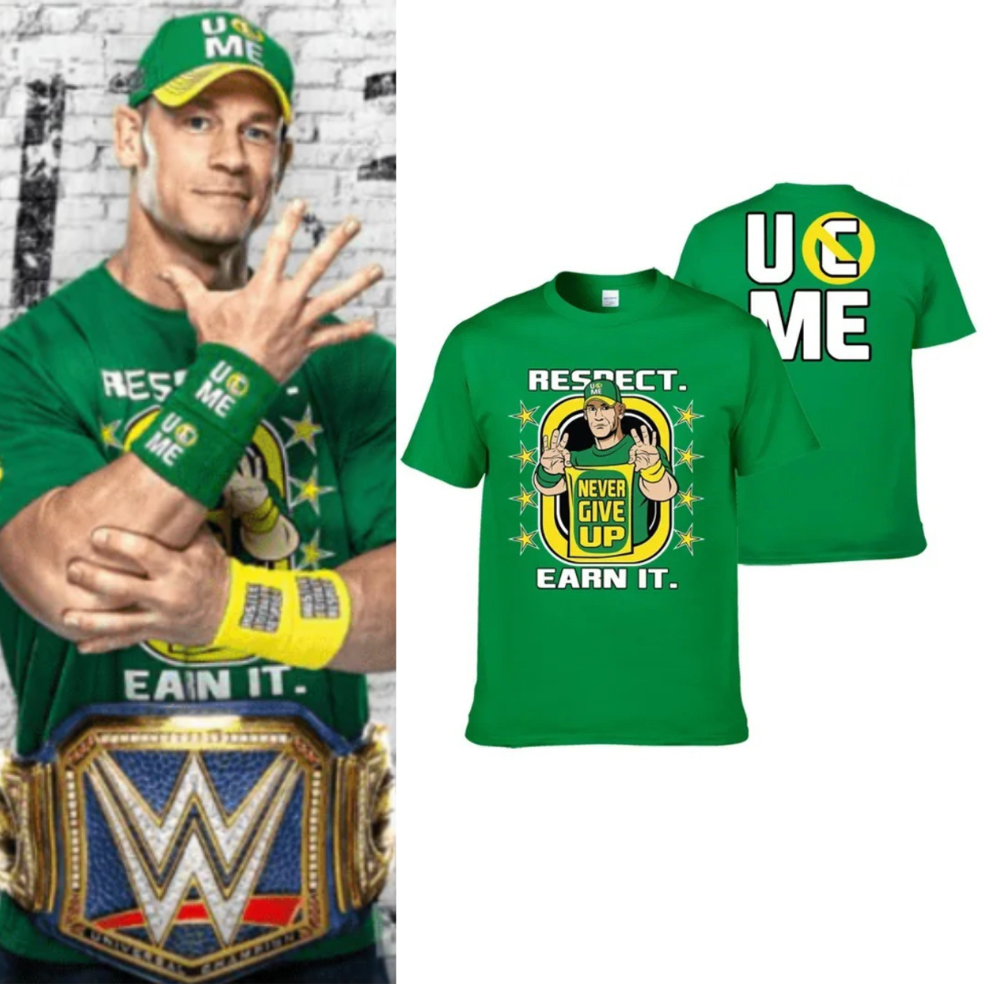 WWE John Cena Costume 3D Printed Shirt Quda Halloween