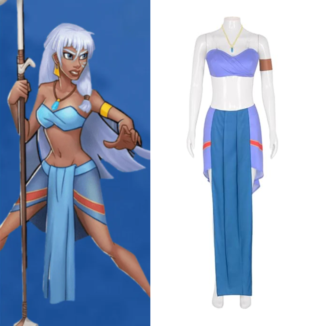 Princess Kida Atlantis Costume Dress