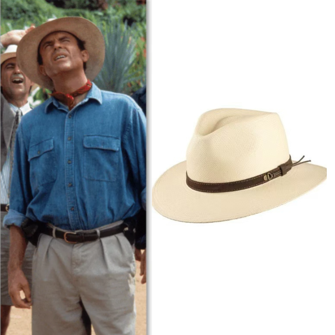 Jurassic Park Dr. Alan Grant Costume Hand-woven Hat