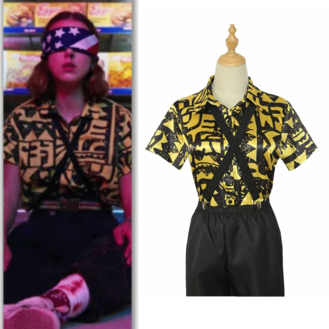 Stranger Things Eleven (Yellow Shirt) Costume Suit