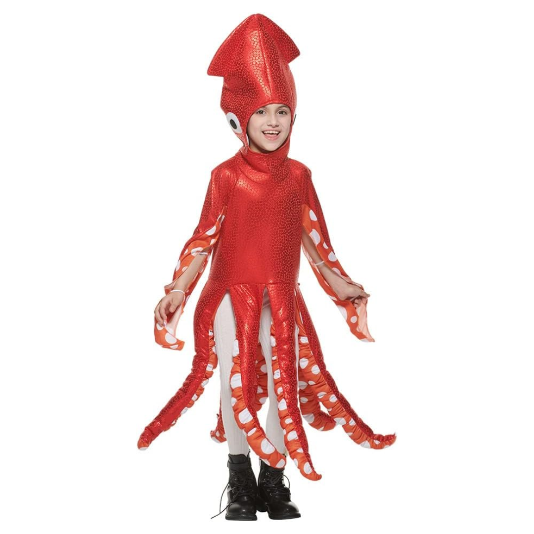 Quda Children Squid Halloween Costume Cute Octopus Costume