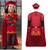 Shrek Lord Farquaad Costume Red Cloak Top Full Set