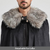 Game of Thrones Jon Snow Costume Viking Fur Shoulder Cape