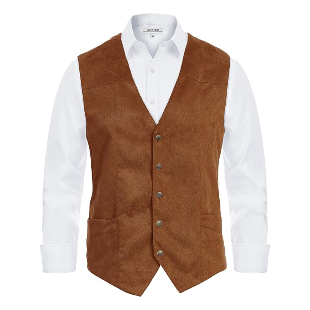 Superbad McLovin Costume Faux Suede Vest