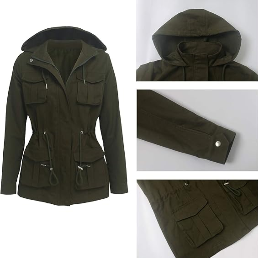 Juno Costume Camouflage Shacket Jacket Coat