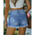 Black Lagoon Revy Cosplay Casual High Waisted Denim Shorts