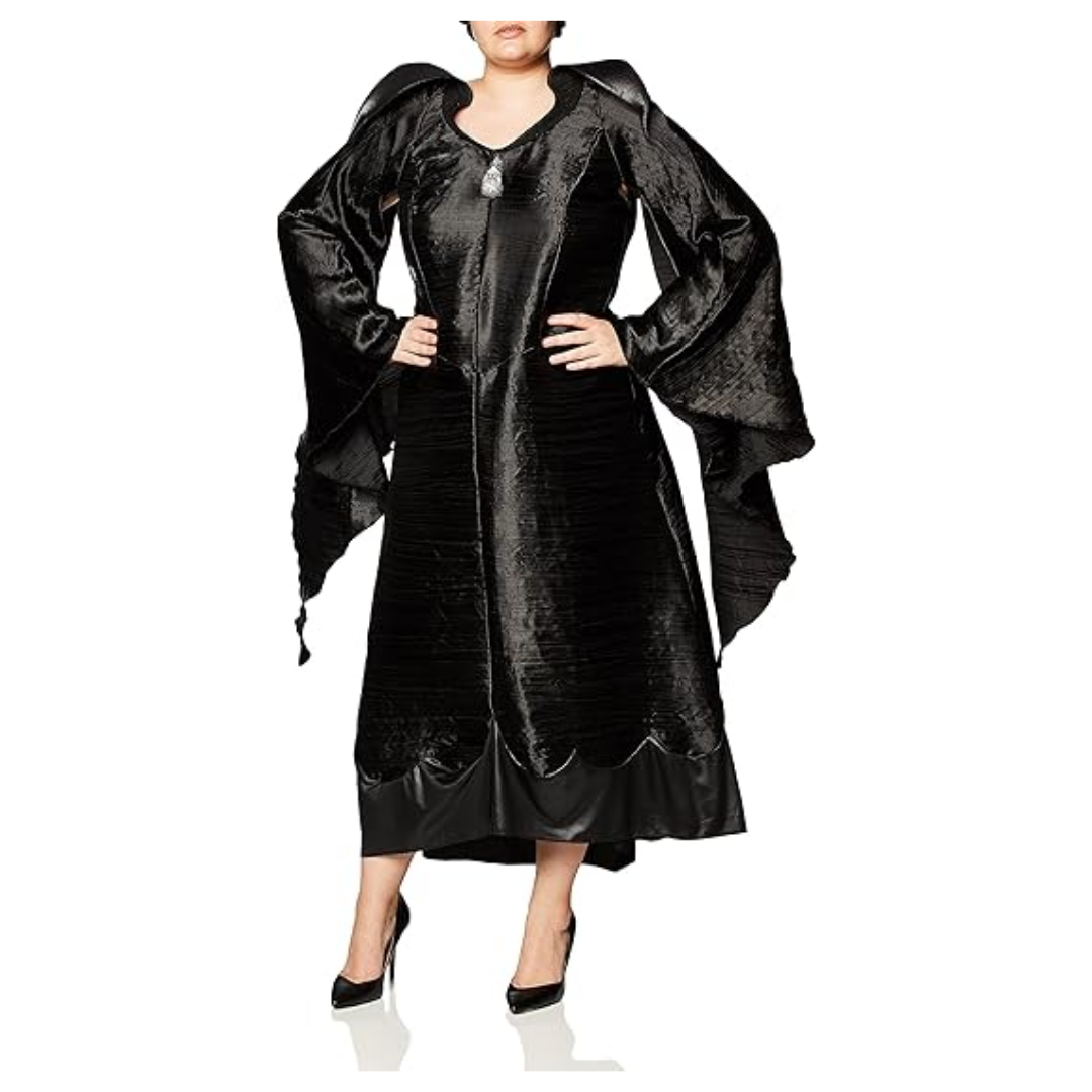 Maleficent Costume Dress and Headpiece Set