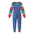 Chucky Costume Jumpsuit Overalls and Striped Shirt