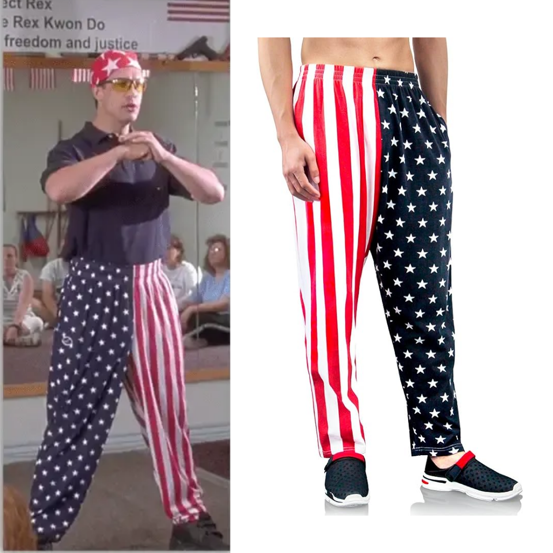 Napoleon Dynamite Costume Beach Pants American Flag Pants