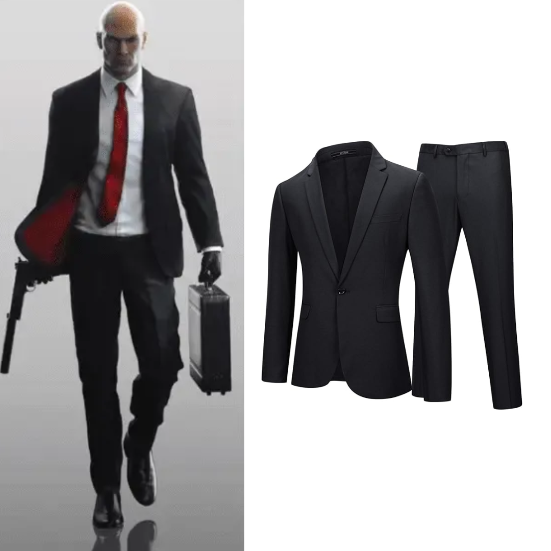 The Hitman Agent 47 Costume 2 Piece Suits