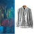 The Mighty Boosh Old Gregg Halloween Costume Metallic Silver Jacket