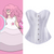 Steven Universe Rose Quartz Cosplay Bustier Corset Top