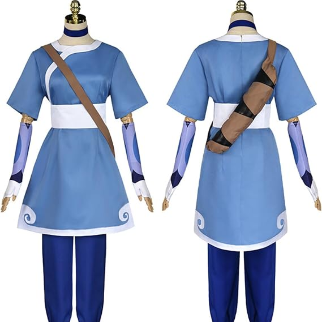 Avatar The Last Airbender Katara Costume Outfit Quda Halloween