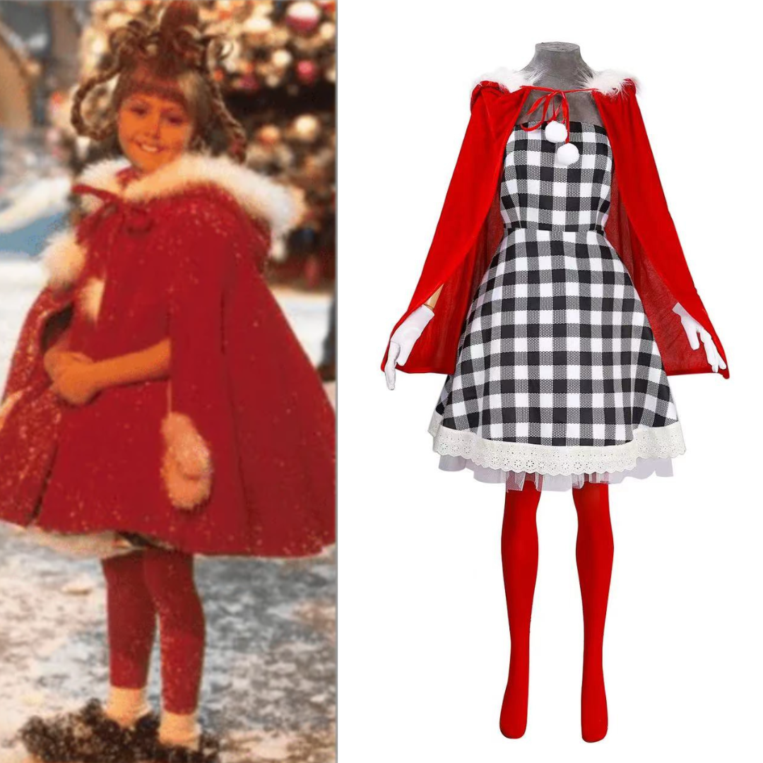 How the Grinch Stole Christmas Cindy Lou Who Costume Christmas Outfits