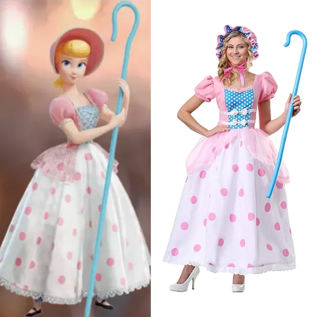 Toy Story Bo Peep Costume Polka Dot Dress Set