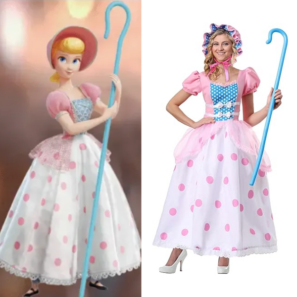 Homemade little bo peep costume shop